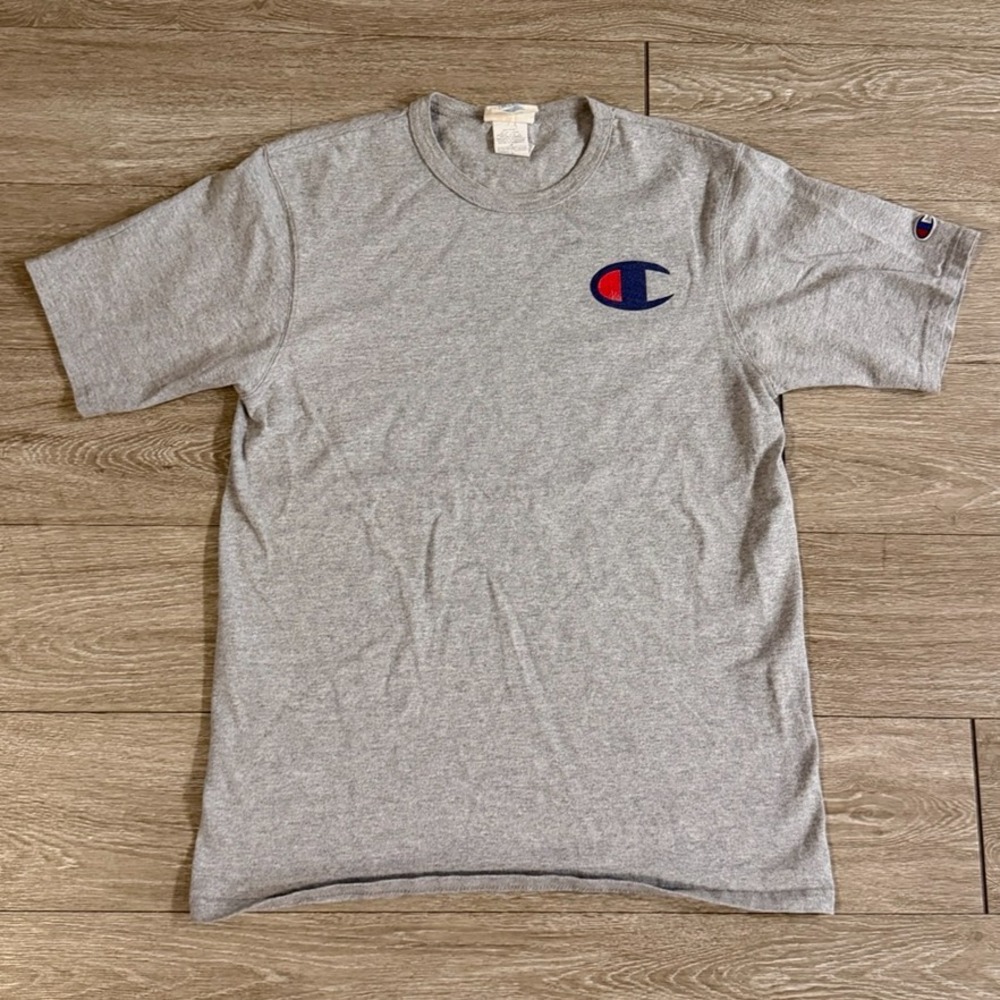 Champion Grey T Shirt Size Medium